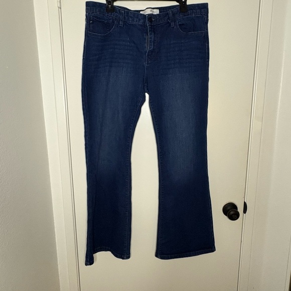 KanCan Blue Flare Wide Leg Jeans - Picture 1 of 2